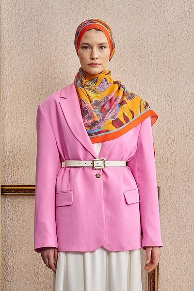ED Scarf Πορτοκαλί ED Σα scarf Celebrity Carmina Σαλ