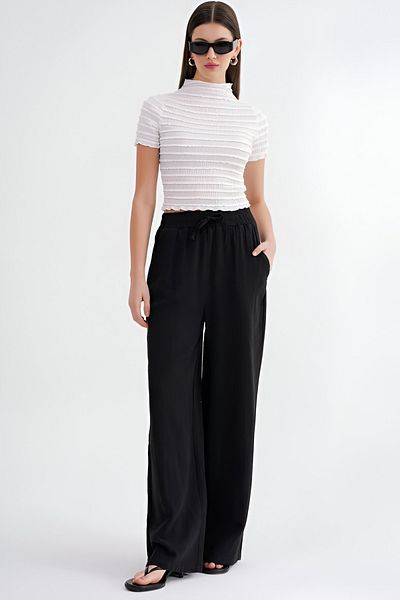 ADEL MODA 100% Cotton Muslin Pazlazzo Pants