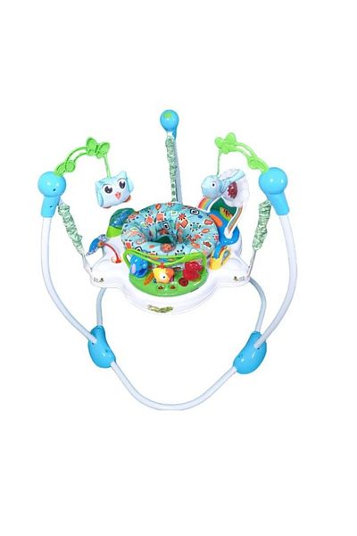 WePro Store Baby jumper with activity center, height adjustable, 360° seat, lights, sounds, multicolor, 6m+
