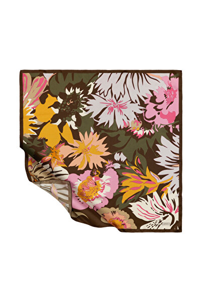 ipekevi HAKİ İpekevi İpek Eşarp 1192