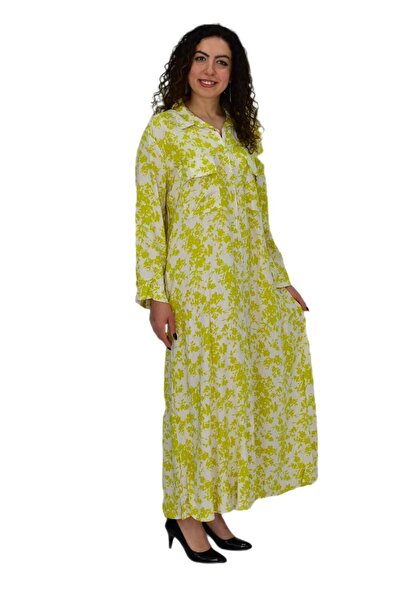 destra Γυναικείο φόρεμα με διπλό πτερύγιο τσέπης BGL-ST04640