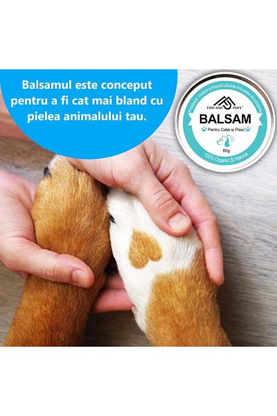 Fish & Paws Fish & Paws ® moisturizing balm for dogs and cats, 100% natural and organic formula