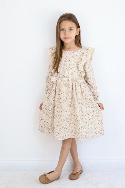 MiaBaby Λινό Φόρεμα Rosetan 1-8 ετών