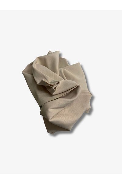 Yiğit Kumaş Rib Fabric, Piece 65X200 cm Beige Color