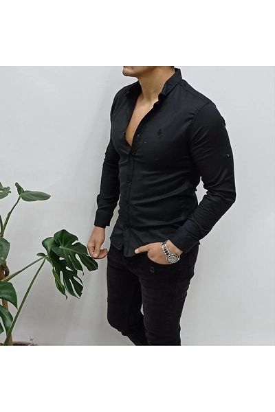 NO4 Мъжка риза OXFORD SLIM FIT