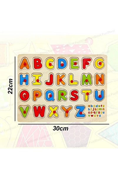 LUDIRO Εκπαιδευτικό Ξύλινο Παζλ Αλφαβήτου