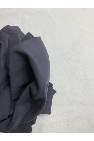 Yiğit Kumaş Rib Fabric, Piece 45X150 cm Smoked Color