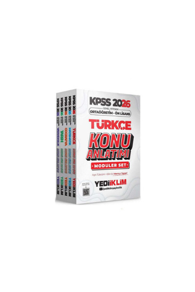 Okyanus Yayınları 2026 kpss yediiklim yaynları lise önlisans konu anlatım set