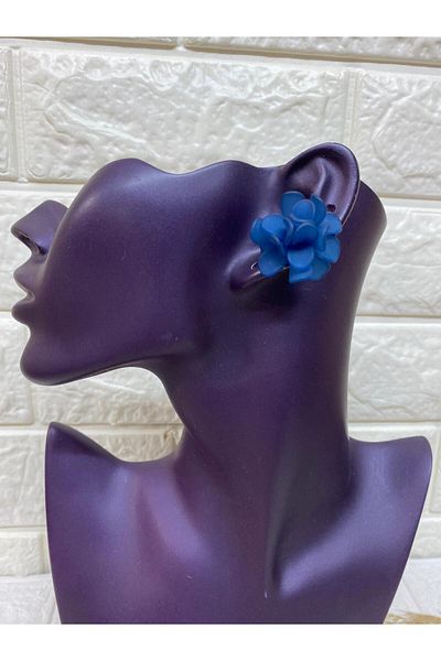 sema aksesuar Flower Leaf Summer Earrings - Acrylic Bone Earrings