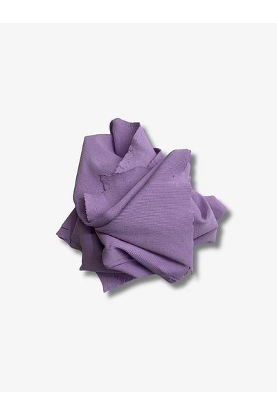Yiğit Kumaş Lilac Camisole (Rib) Fabric, Piece 90X120 cm