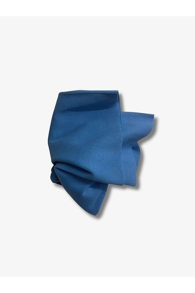 Yiğit Kumaş Blue Camisole (Rib) Fabric, Piece 40X130 cm