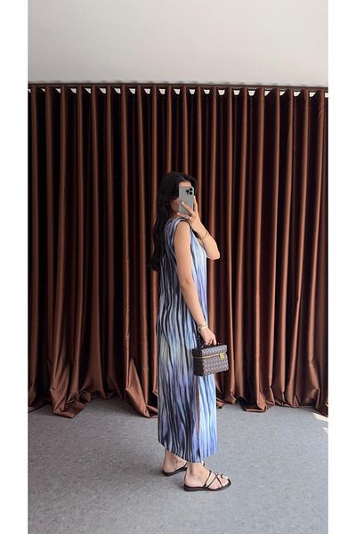 HAZELANNA Color Gradient Dress