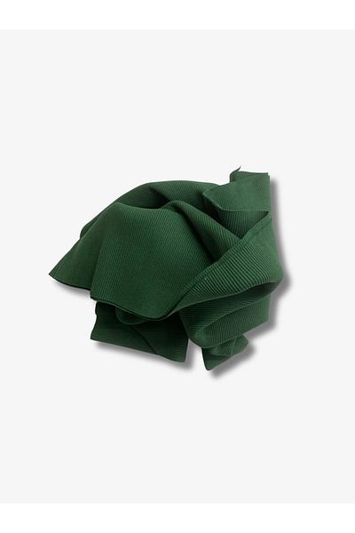 Yiğit Kumaş Emerald Green Camisole (Rib) Fabric, Piece 40X130 cm