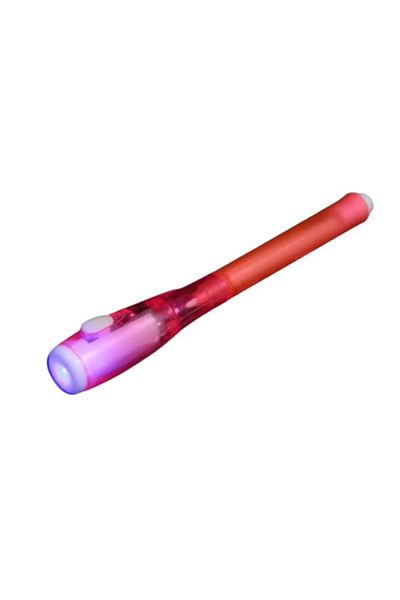 Sprise Invisible ink pen and UV flashlight, Red
