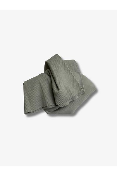 Yiğit Kumaş Gray Camisole (Rib) Fabric, Piece 45X130 cm