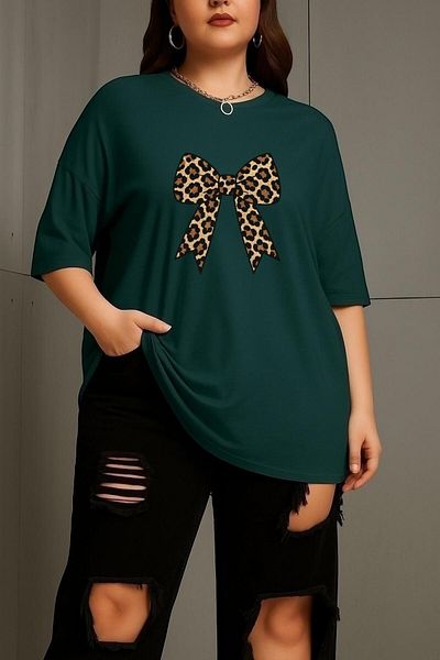 BENROMA ΜΕΓΑΛΟ ΜΠΛΟΥΖΑ UNISEX ΜΕ ΣΧΕΔΙΟ ΛΕΟΠΑΡΔΑΛΗΣ