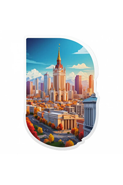 INOVATIX Set de 8 piese, autocolant oraș Craiova, INOVATIX®. 6 cm