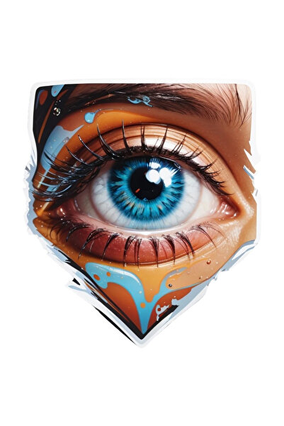 INOVATIX Set de 8 autocolante cu ochi, INOVATIX®. 6 cm