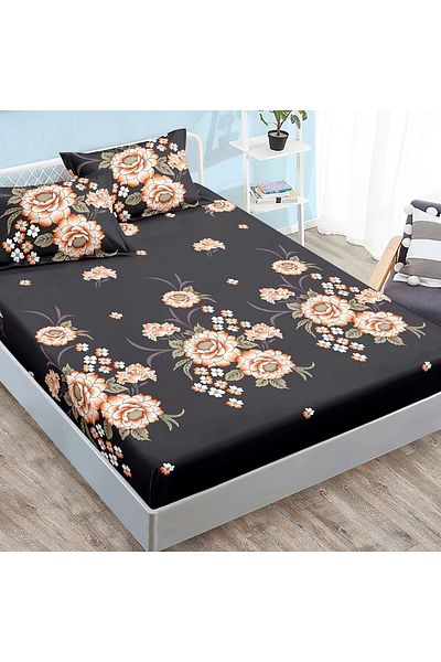 NufJoy Finet Gros Elastic Fitted Sheet Set for Mattress 160x200 cm and 2 Pillowcases 50x70 cm