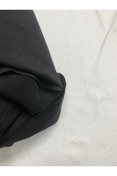 Yiğit Kumaş Flowing Flexible Suit Polyester Combed Fabric, Piece 190X150 cm Black Color