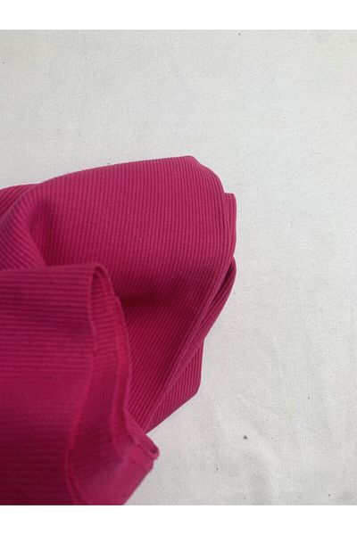 Yiğit Kumaş Pink Camisole (Rib) Fabric, Piece 40X120 cm