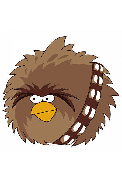 INOVATIX Set de 8 piese, autocolant Angry Birds Star Wars Chewbacca, INOVATIX...