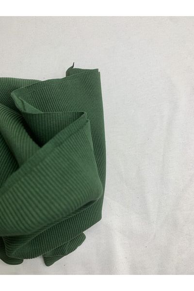 Yiğit Kumaş Emerald Green Camisole (Rib) Fabric, Piece 40X130 cm