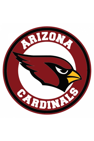 INOVATIX Σετ 8 τεμαχίων, Αυτοκόλλητο Arizona Cardinals, INOVATIX®. 6 εκ.
