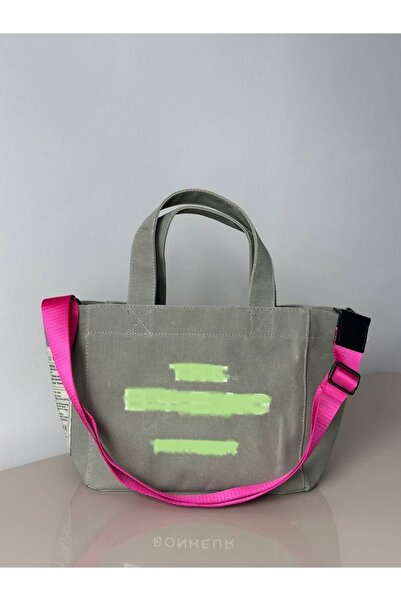 Nues Women's Imported Quality Waxed Canvas Hand and Shoulder Bag