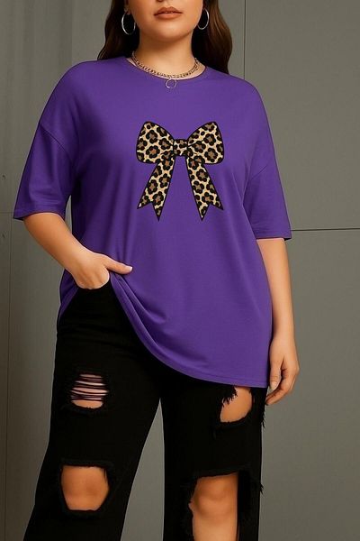 BENROMA ΜΕΓΑΛΟ ΜΠΛΟΥΖΑ UNISEX ΜΕ ΣΧΕΔΙΟ ΛΕΟΠΑΡΔΑΛΗΣ