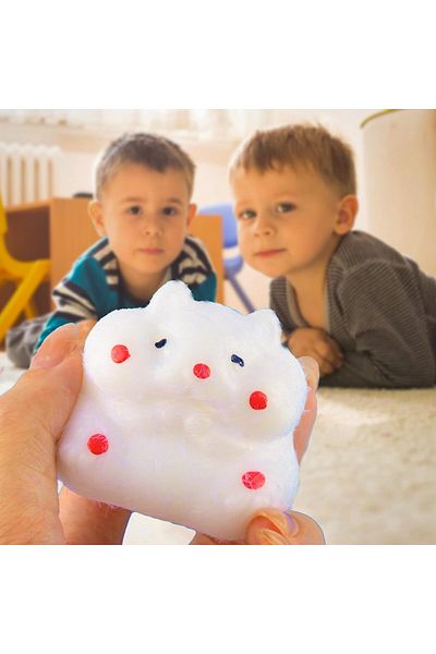 happystoretr Cartoon Hamster Squeeze Toy Slime