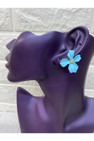 sema aksesuar Women's Flower Model Earrings - Floral Earrings - Gift