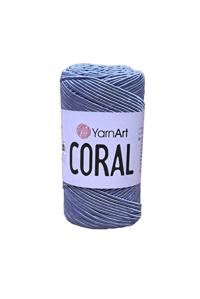 Yarnart Fir de tricotat Art Coral Slim Supra, moale și strălucitor, 200 gr