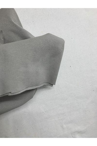 Yiğit Kumaş Ribana Fabric, Piece 50X180 cm Gray Color