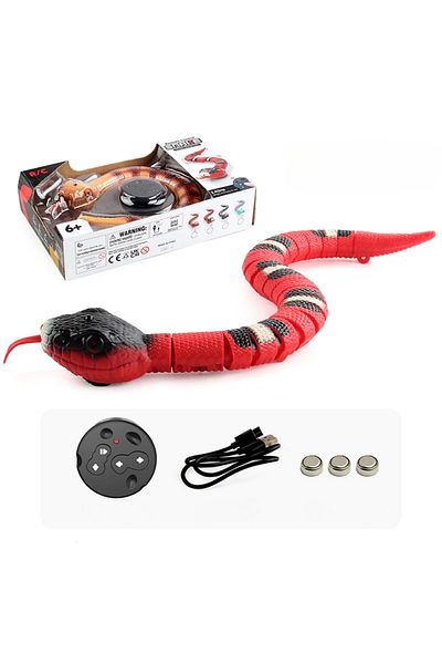 LUDIRO RC Snake, with USB Charging, Realistic S-Movement, for Kids and Pets