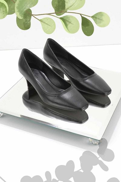 Bambi Black Women's Classic Heeled Shoes K01237012542