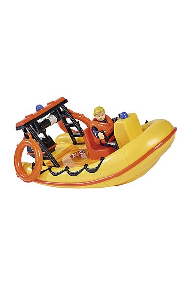 Simba FIREMAN SAM NEPTUNE BOAT WITH PENNY FIGURE AND ACCESSORIES