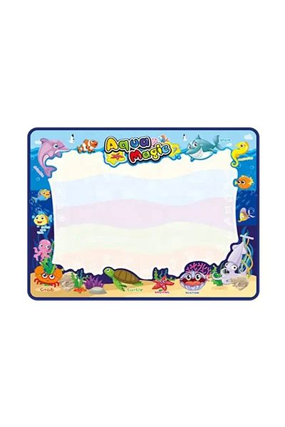 LUDIRO Water Painting Set, Water Magic Mat, Sea Animals, Blue