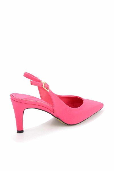 Bambi Matné fuchsiové dámské klasické boty na vysokém podpatku K01188132638