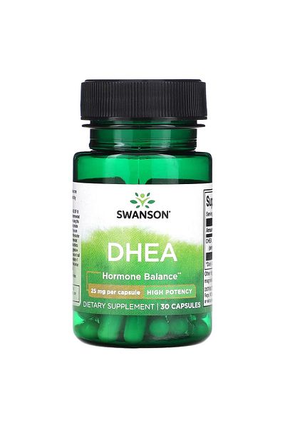 SWANSON , DHEA High Potency, 25 mg 30 Capsules