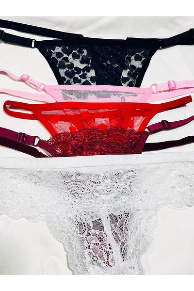 mendoza store Lace Thong Panties 5 Pack