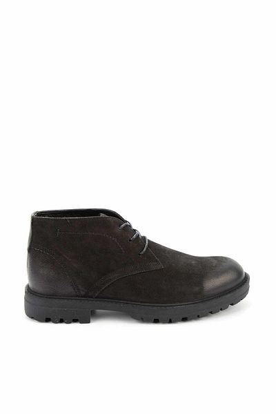 Hush Puppies Μαύρα ανδρικά μποτάκια και μποτάκια από γνήσιο δέρμα Hp1144076901
