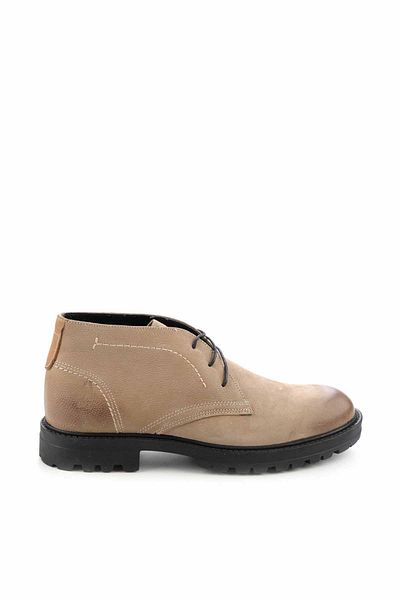 Hush Puppies Ανδρικές μπότες & μποτάκια από γνήσιο δέρμα Taupe Hp 1144076901