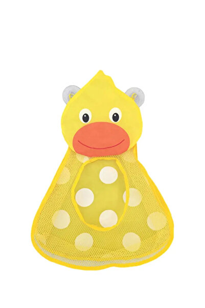 LUDIRO Sac pentru Jucarii de Baie sau Plaja, Ratusca, Sistem Prindere cu Ventuze