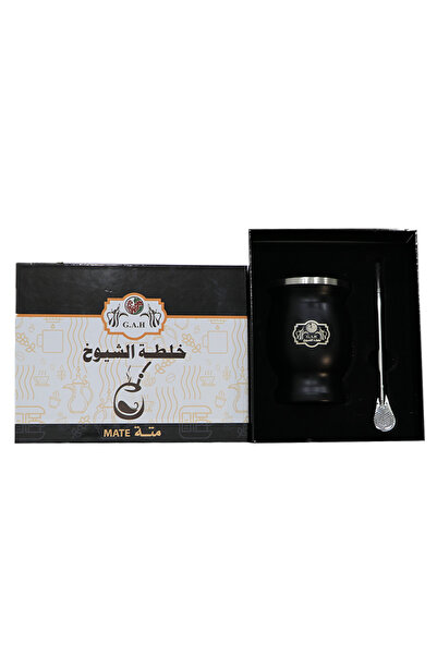 shuyukh coffee باقة ماتي الفاخرة (كوب + قشة)
