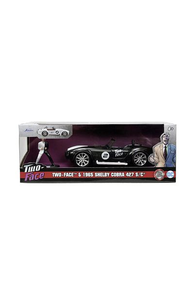 Simba JADA BATMAN TWO FACE FIGURE SET AND SHELBY COBRA 427 DIECAST CAR 1:32 SCALE