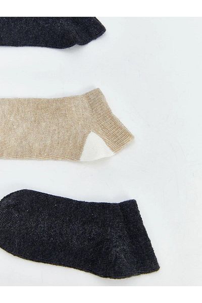 LC Waikiki Lcw Eco Basic Baby Boy Booties Socks 3-Pack (S5)
