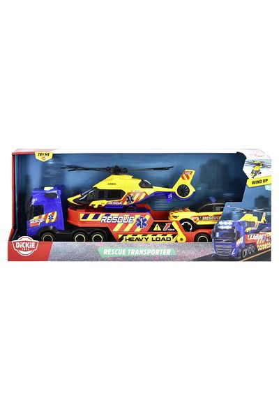 Simba DICKIE TRANSPORTER SET 3 RESCUE VEHICLES