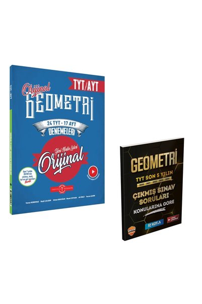 Orijinal Yayınları Orijinal Yayınları Geometri Deneme + Hediye