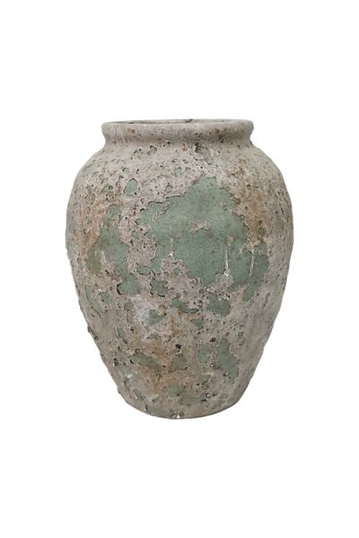 Generic Luxury Green Vase Stand for Elegant Home Decor and Outdoor Gardens (18*18*23.5 cm) (2 kg)